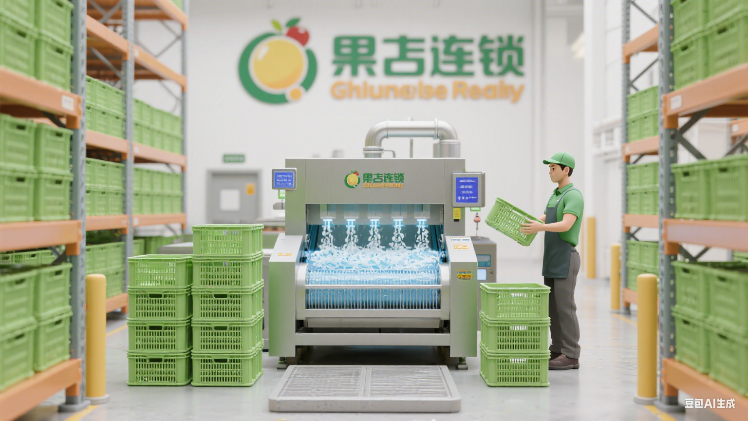 洗筐机：食品行业的 “周转筐清洁管家”(3)