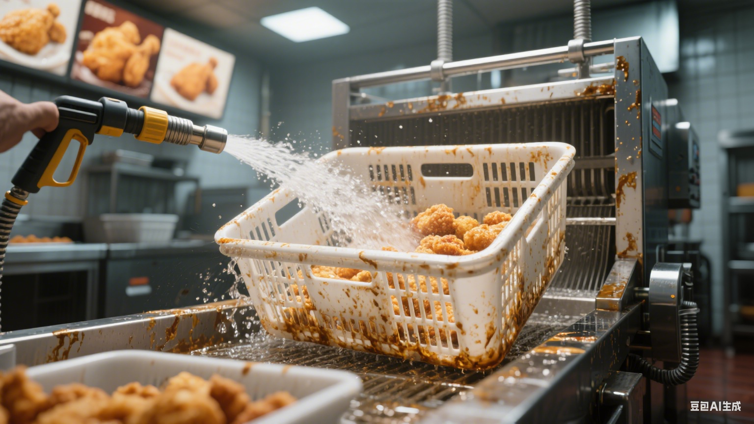洗筐机：食品行业的 “周转筐清洁管家”(4)