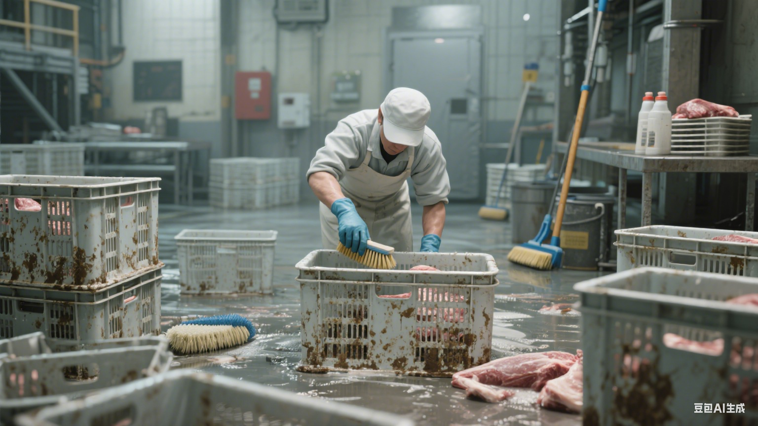 食品厂必备周转筐清洗机：自动化操作减少清洁环节耗时(2)