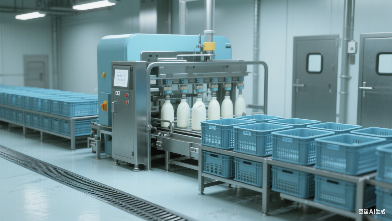 食品厂必备周转筐清洗机：自动化操作减少清洁环节耗时(4)