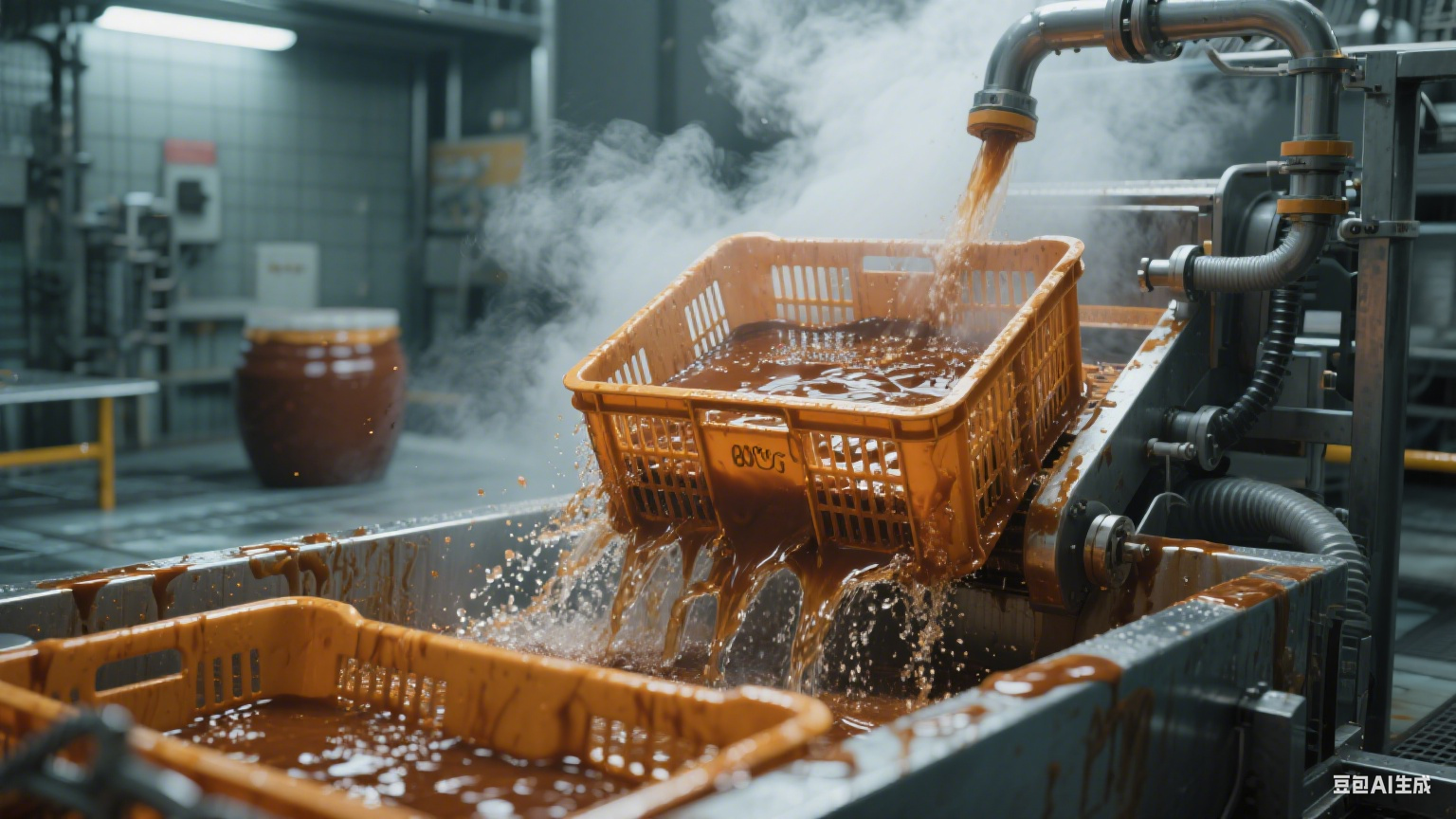 周转筐清洗机帮你忙，快速去除油污杂质，保障食品卫生(3)