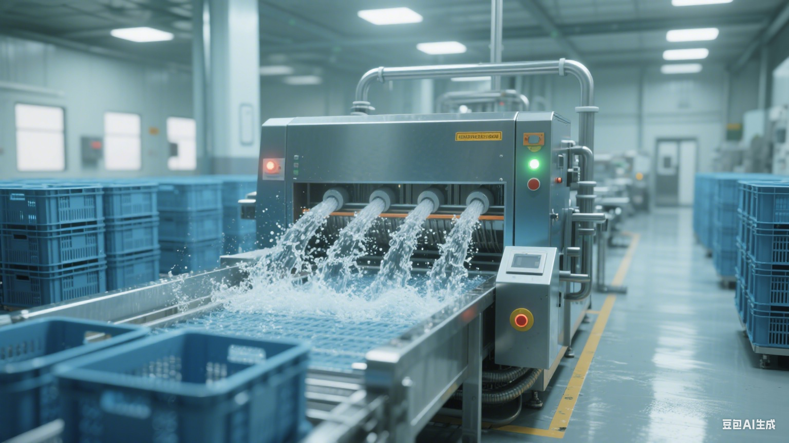 周转筐清洗机帮你忙，快速去除油污杂质，保障食品卫生(5)