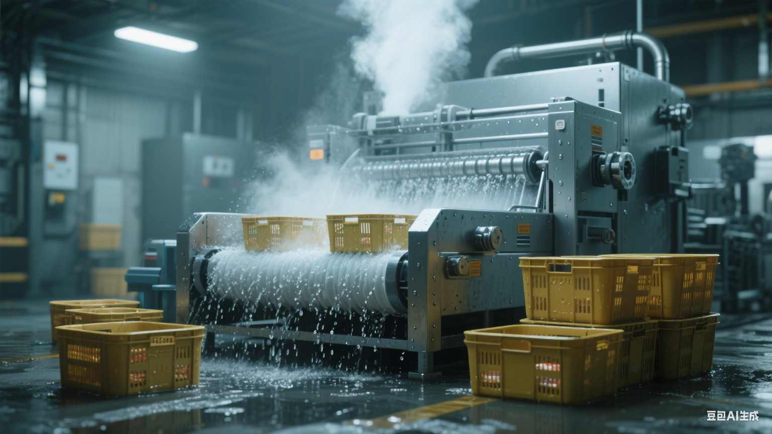 洗筐机的工作原理：层层喷淋里的清洁智慧(6)