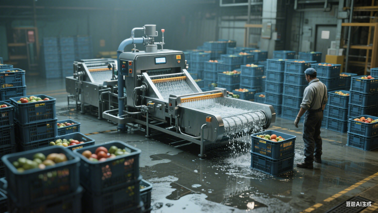 食品企业看过来！周转筐清洗机轻松提升周转筐清洁效率(4)