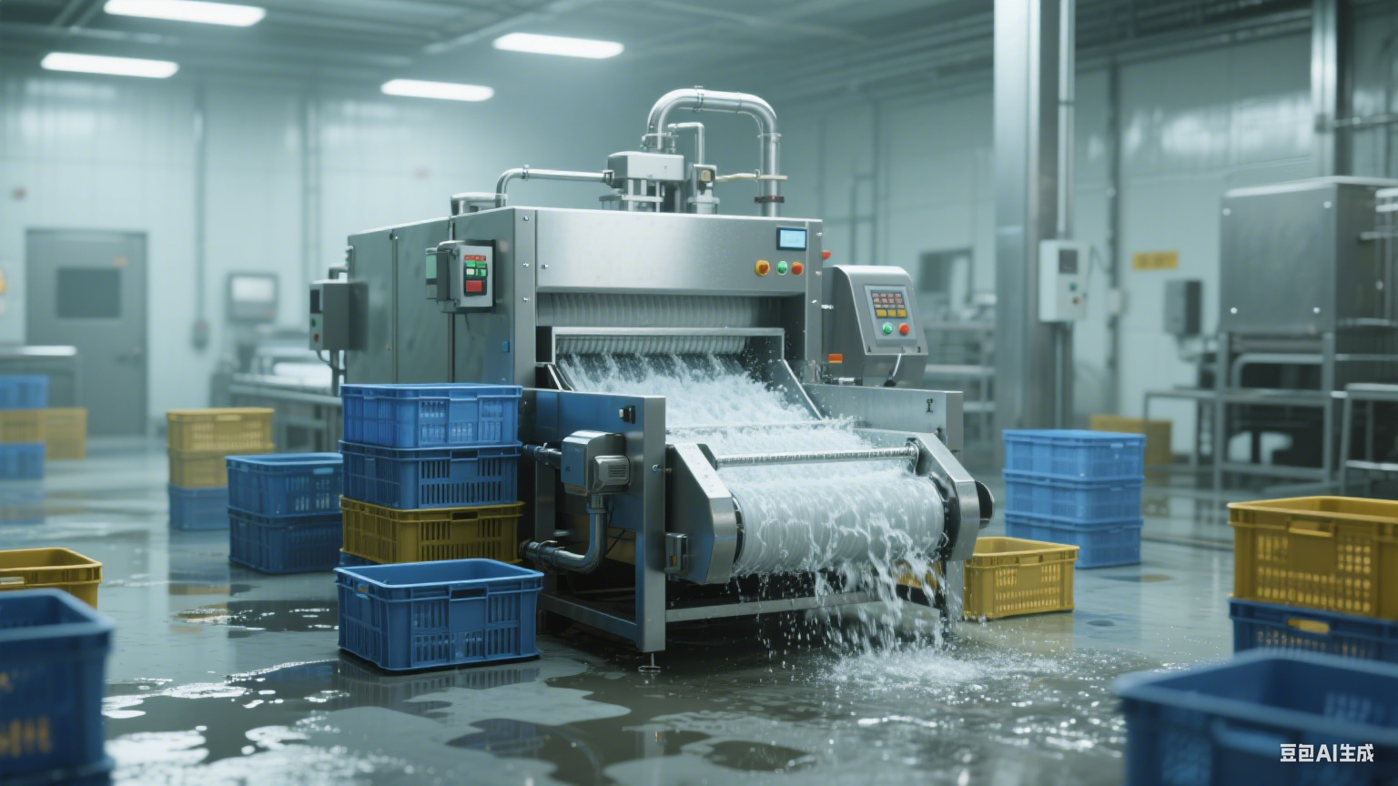 周转筐清洗机有效去污，减少人工清洁误差还保障卫生(6)