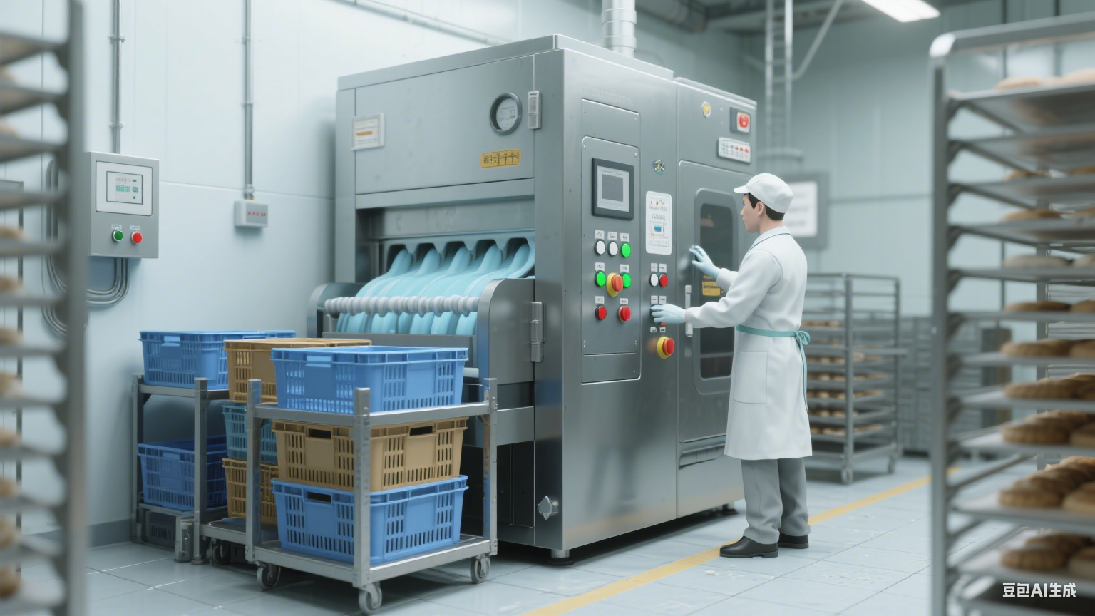 告别清洁不达标，周转筐清洗机精准清洗超放心(2)