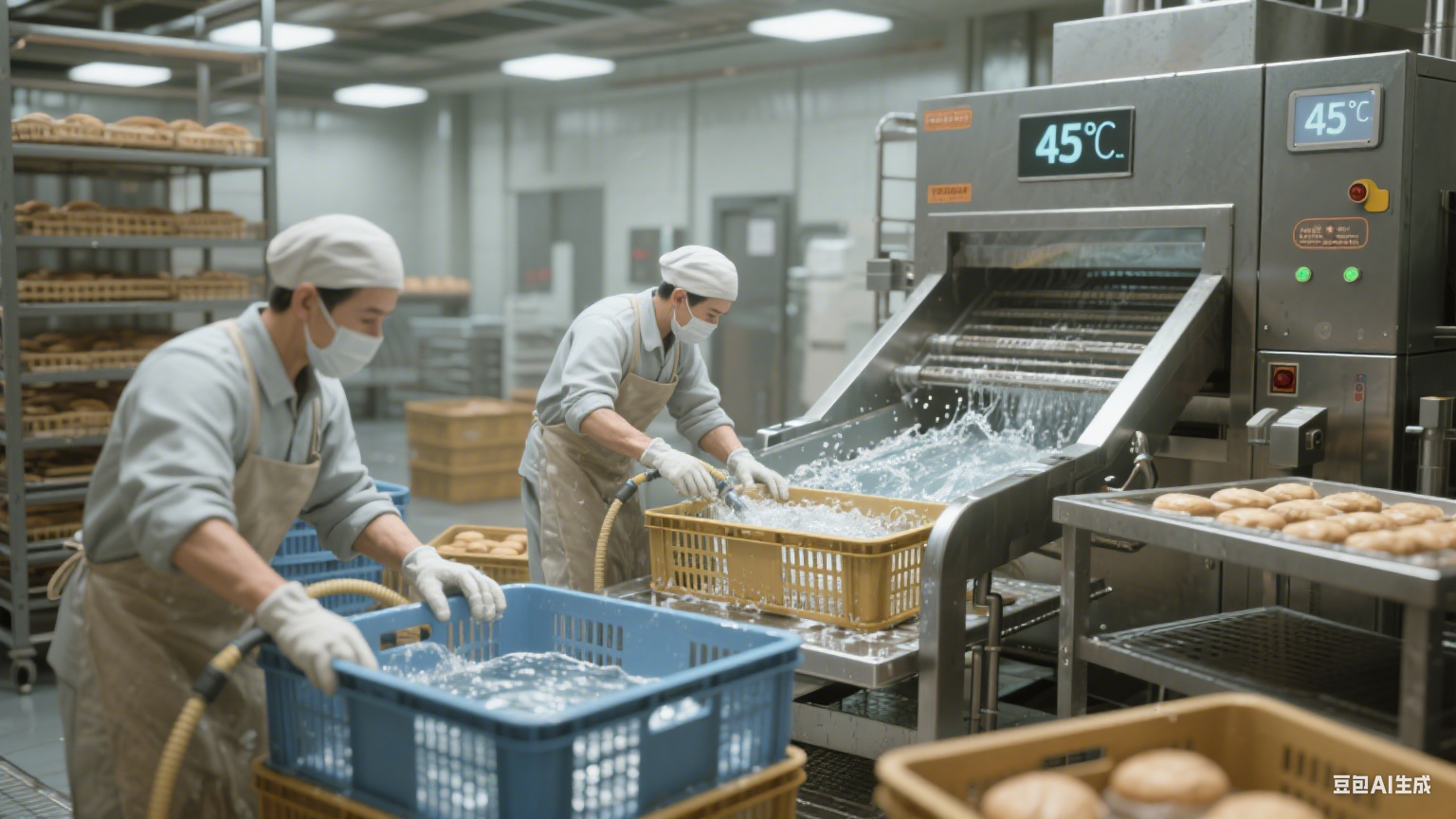 告别清洁不达标，周转筐清洗机精准清洗超放心(4)