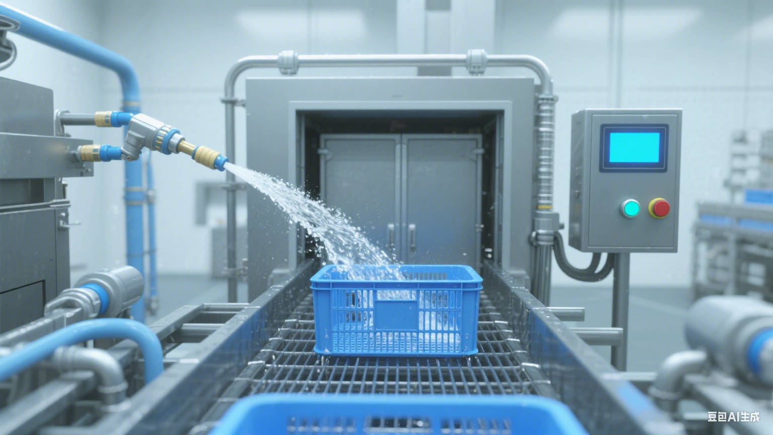 生鲜配送筐清洗机怎么用？手把手教你解锁高效清洁(5)