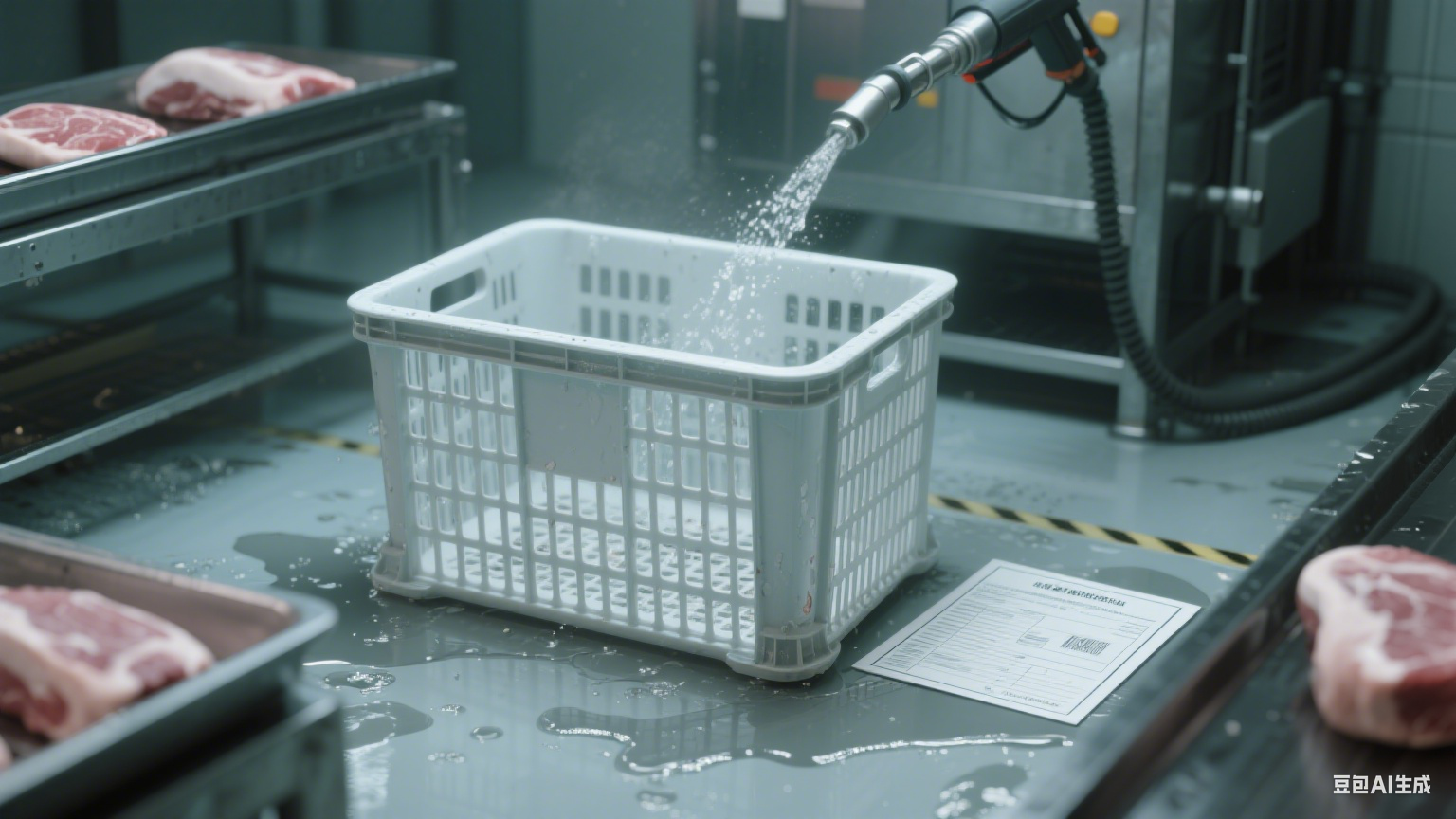 高温高压去油污肉制品筐清洗机：肉制品行业的 “油污克星”(4)