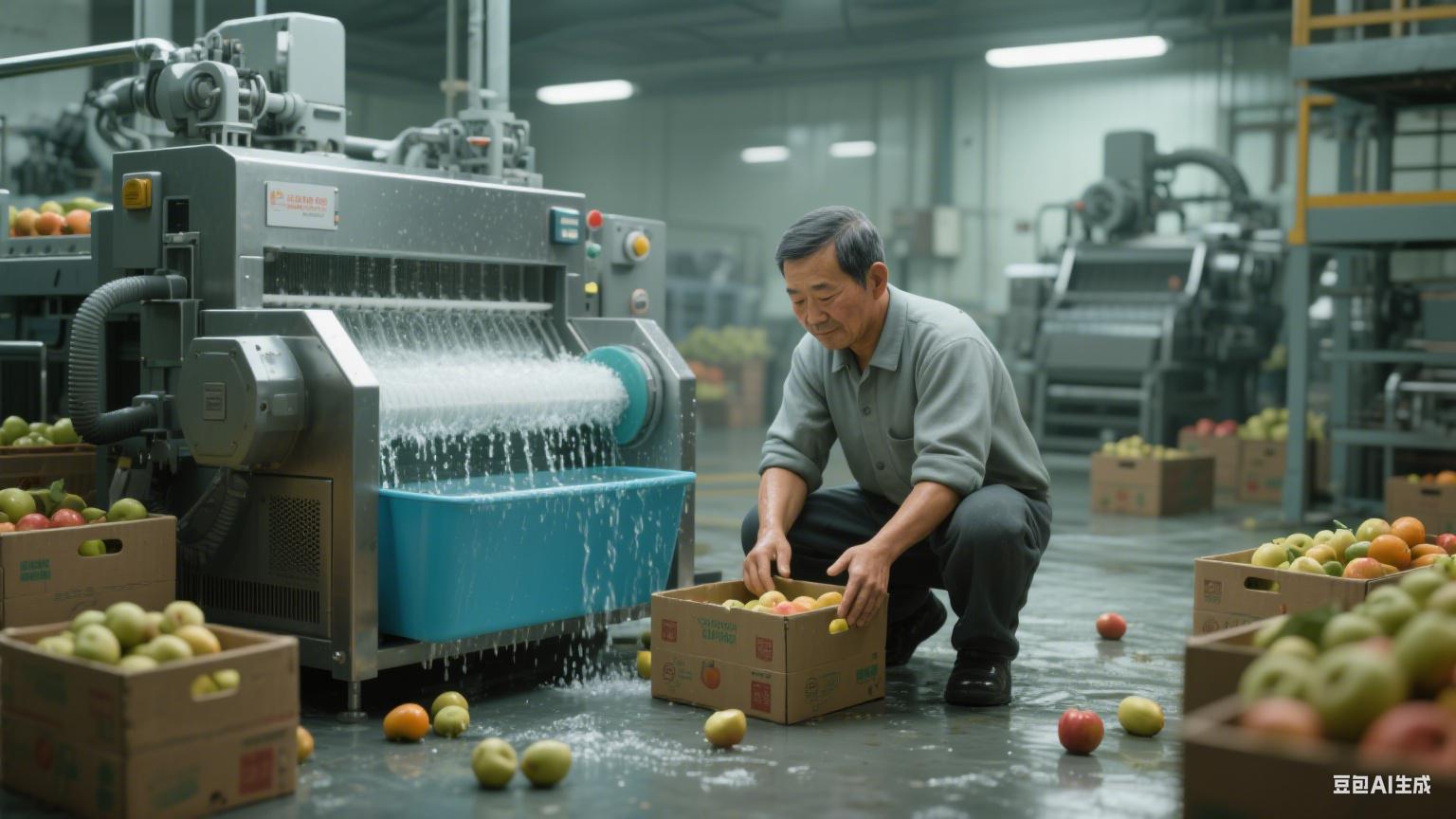 水果箱清洗机储水容积咋选？张师傅的 “装水账本”(1)