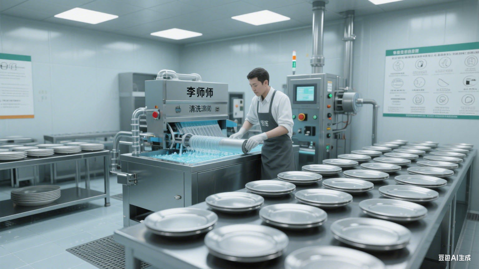 不锈钢盘清洗机咋杀菌？(6)