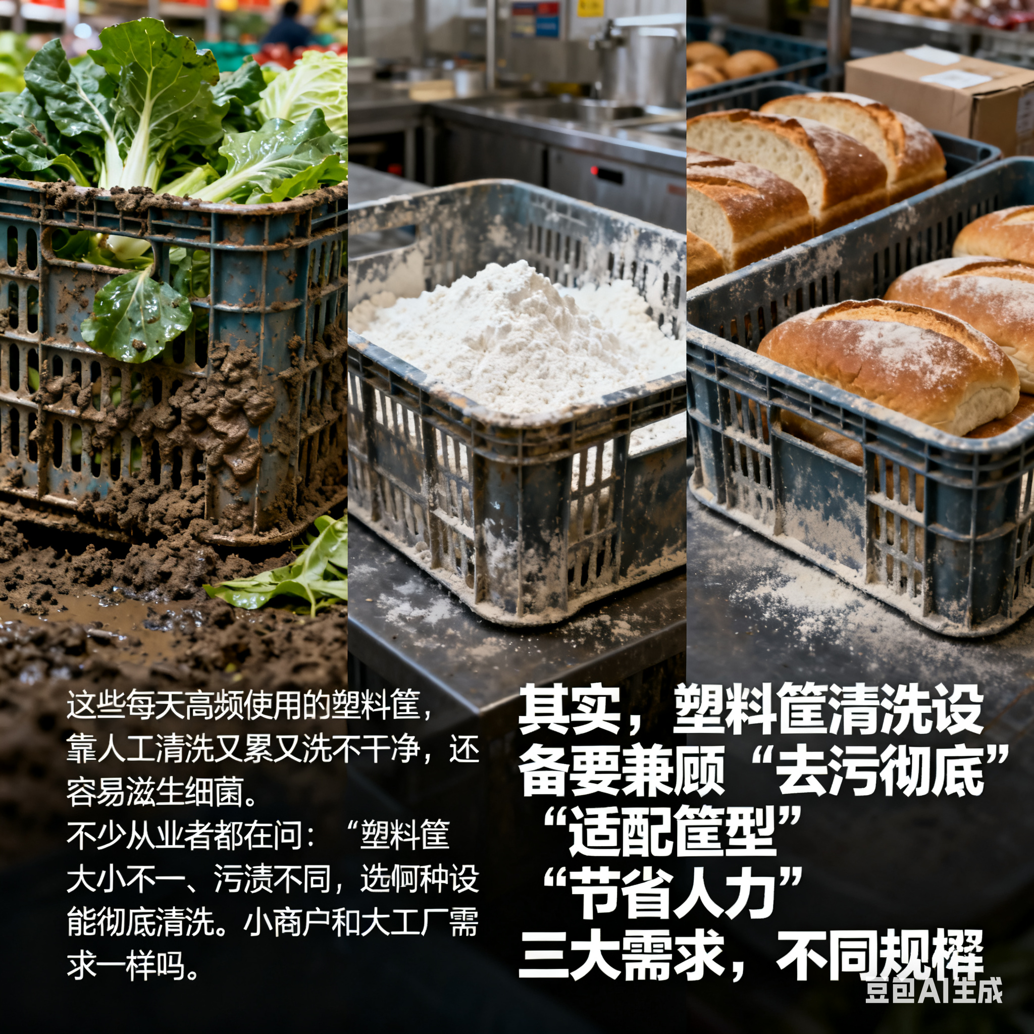 塑料筐清洗设备怎么选？不同场景适配指南(1)