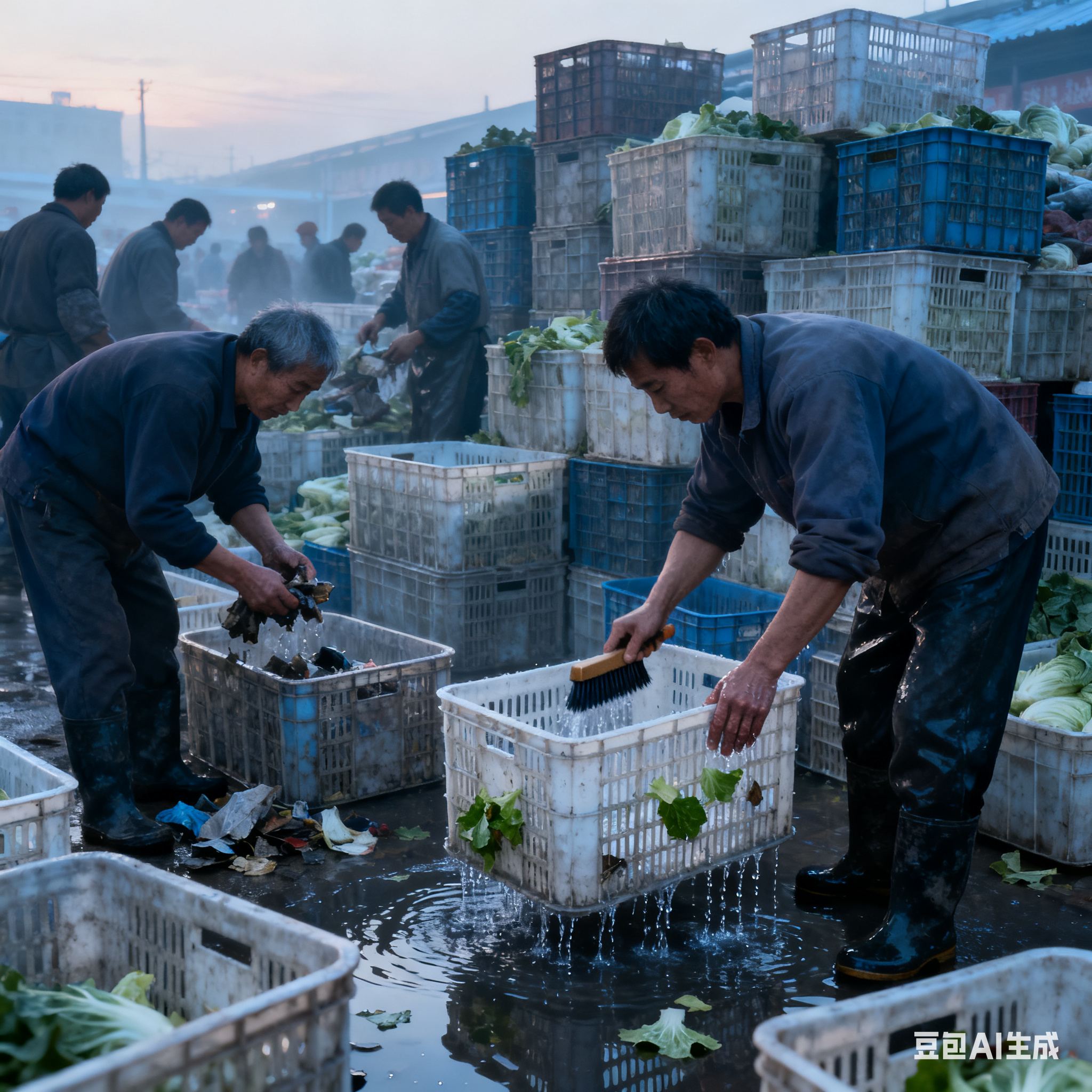 智能迭代破局：连续式蔬菜筐清洁设备如何改写人工主导的处理时代(1)