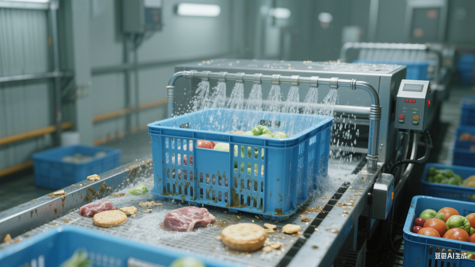 塑筐净界师：解码塑料筐高压喷淋清洗机的深度洁净内核(1)