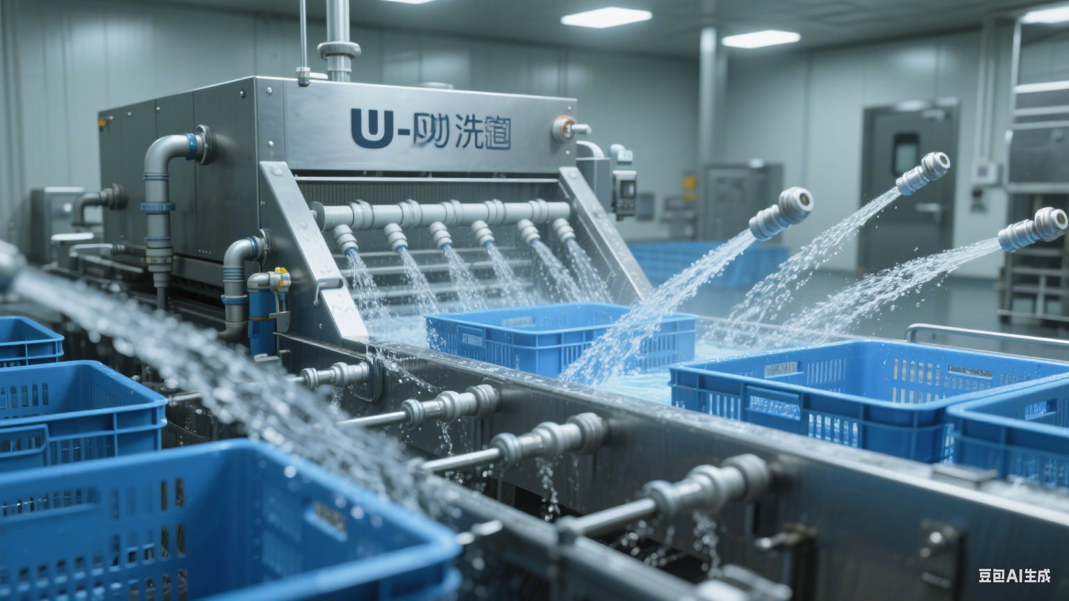 U 型洗筐机：解锁食品周转筐清洁的立体洗护新范式(3)