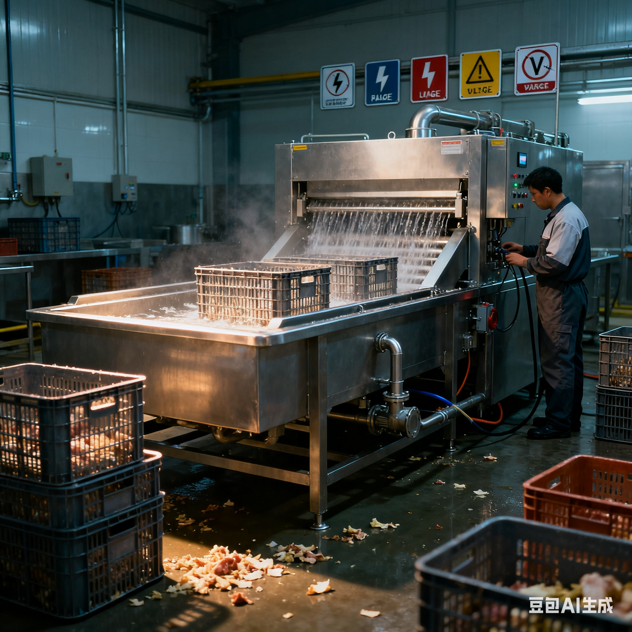 高压周转筐喷淋清洗机，电压选哪种？(1)