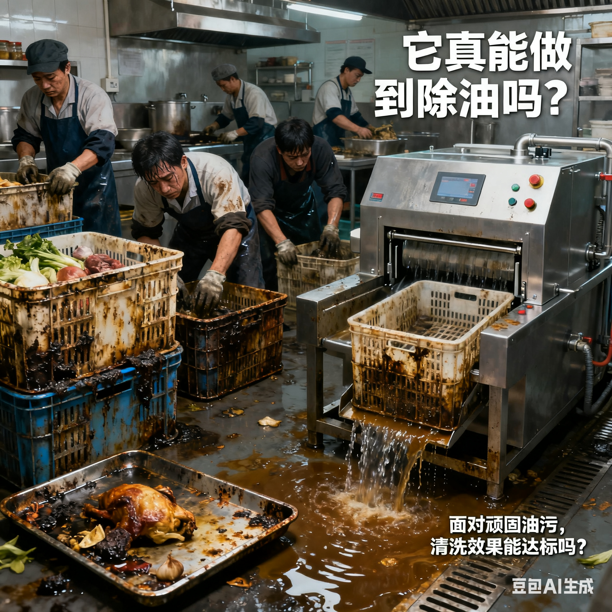 洗筐机，真能有效除油吗？(1)